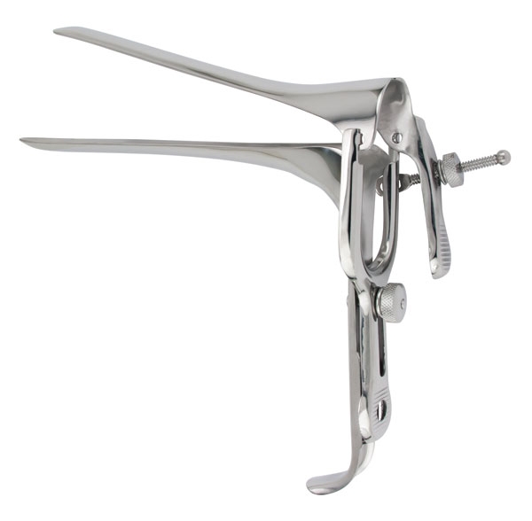 Speculum Vaginal Speculum Vantage® Pederson NonSterile Floor Grade Stainless Steel X-Long Double Blade Duckbill Reusable Without Light Source Capability by Integra York PA, Inc. (Miltex)  ID V930-61
